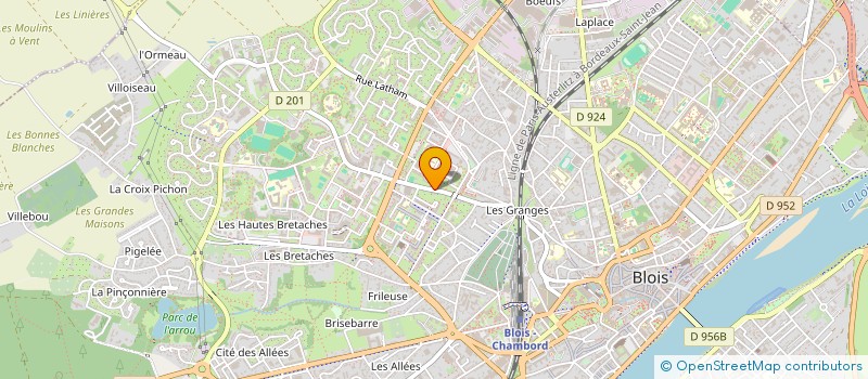 localisation de l'entreprise SCI ATEL  BLOIS