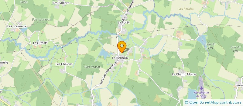 localisation de l'entreprise SCI ATELAD  SAGY