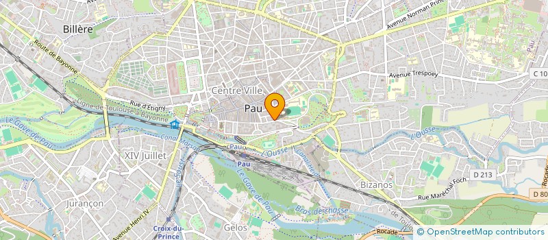 localisation de l'entreprise SCI ATELFURS à PAU
