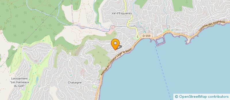 localisation de l'entreprise SCI ATELIER 14 à SAINTE-MAXIME