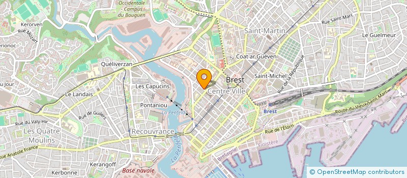 localisation de l'entreprise SCI ATELIER 3  BREST