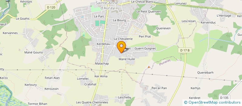 localisation de l'entreprise SCI ATELIER  SAINTE-ANNE-D AURAY