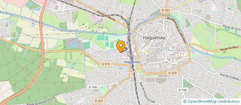 localisation de l'entreprise SCI ATELIER  HAGUENAU