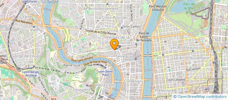 localisation de l'entreprise SCI ATELIER ARCHITECTURE CREMIERS à LYON