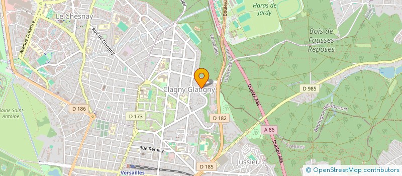 localisation de l'entreprise SCI ATELIER ARCHITECTURE ET URBANISME  VERSAILLES