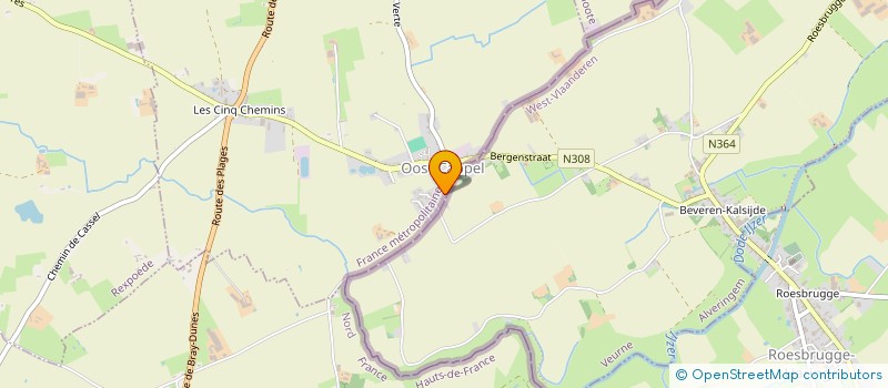 localisation de l'entreprise SCI ATELIER ATJAL  OOST-CAPPEL