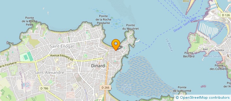 localisation de l'entreprise SCI ATELIER CASTOR BELLUX  DINARD