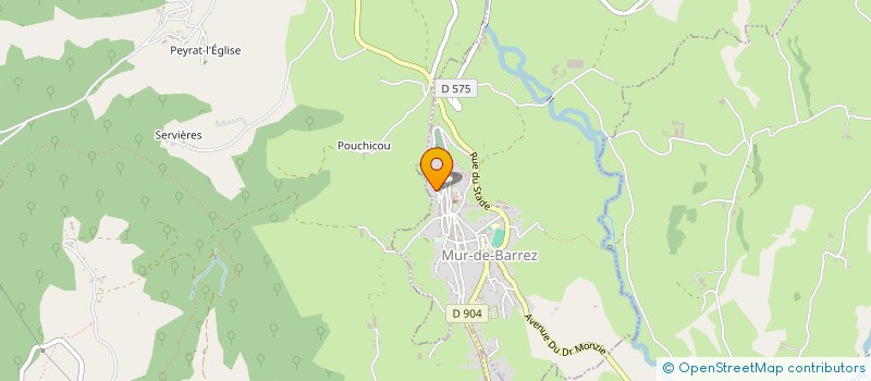 localisation de l'entreprise SCI ATELIER CHARBEY  MUR-DE-BARREZ