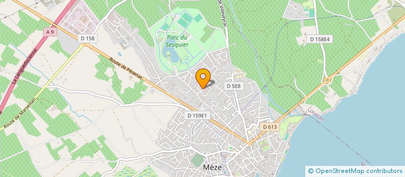 localisation de l'entreprise SCI ATELIER DU SIROP à MEZE