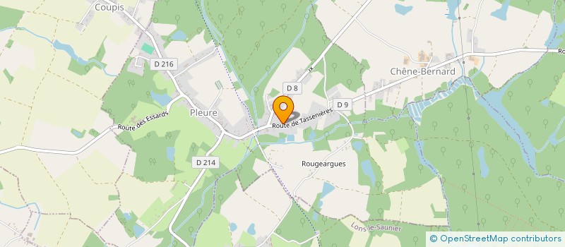 localisation de l'entreprise SCI ATELIER H  PLEURE