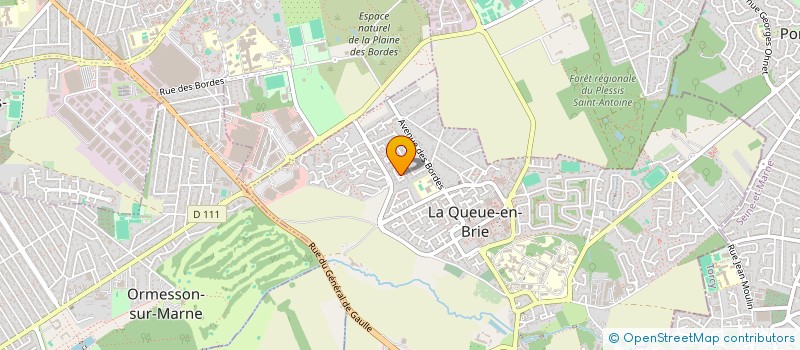 localisation de l'entreprise SCI ATELIER MARIE  LA QUEUE-EN-BRIE