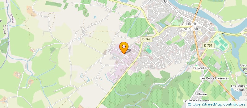 localisation de l'entreprise SCI ATELIER MASS OSTEO  LA VILLE-DIEU-DU-TEMPLE