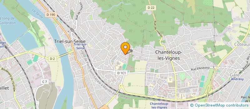 localisation de l'entreprise SCI ATELIER MINI CLASSIC  TRIEL-SUR-SEINE