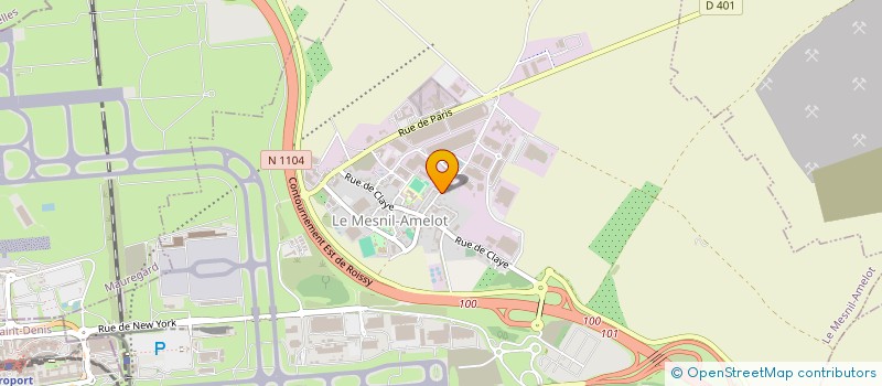 localisation de l'entreprise SCI ATELIER PRO  LE MESNIL-AMELOT