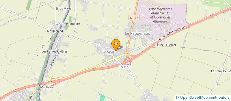 localisation de l'entreprise SCI ATELIER SOLINOIS  SAINTE-SOULLE