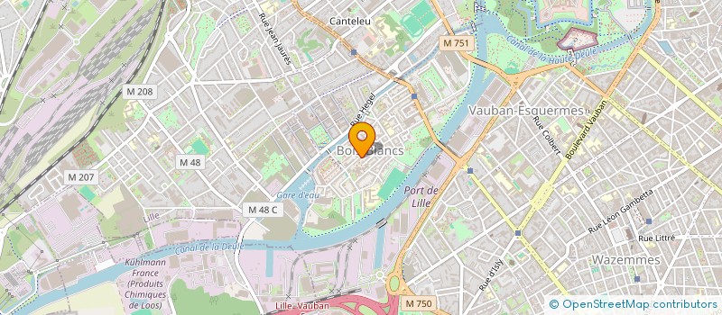 localisation de l'entreprise SCI ATELIER WW à LILLE