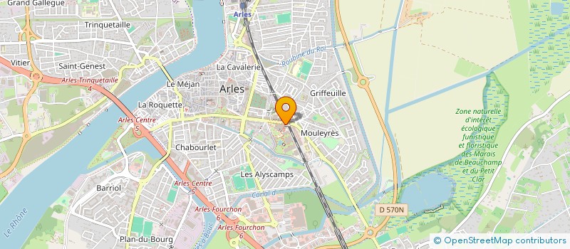 localisation de l'entreprise SCI ATELIERS D'ARLES IMMOBILIER à ARLES