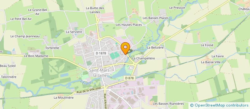 localisation de l'entreprise SCI ATELIERS DE LA CHARLOTTE  VALLONS-DE-L'ERDRE