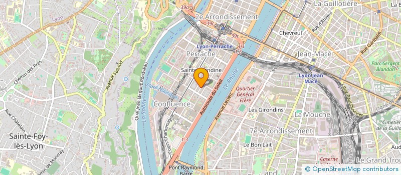 localisation de l'entreprise SCI ATELIERS DE VOURLES  LYON