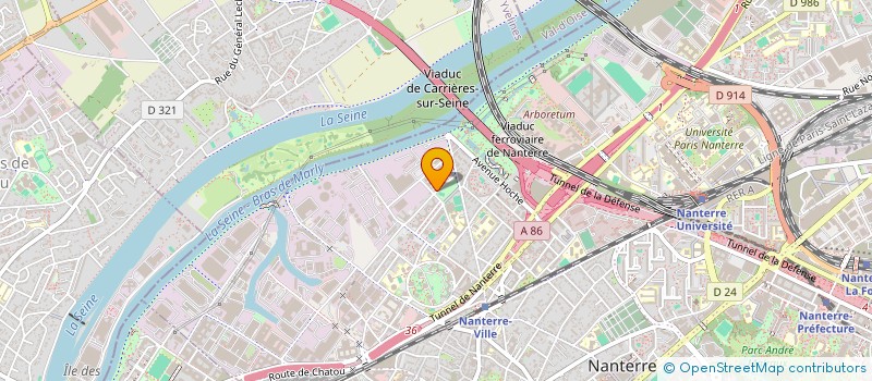 localisation de l'entreprise SCI ATELIERS DES ACACIAS  NANTERRE