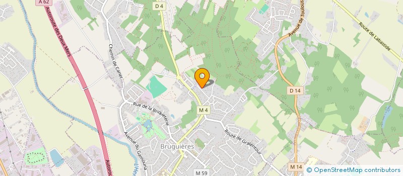 localisation de l'entreprise SCI ATELIERS DES AMIDONNIERS  BRUGUIERES