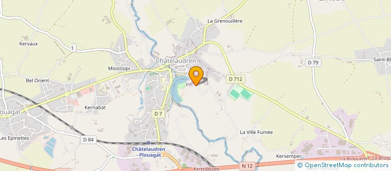 localisation de l'entreprise SCI ATELOS à PLELO