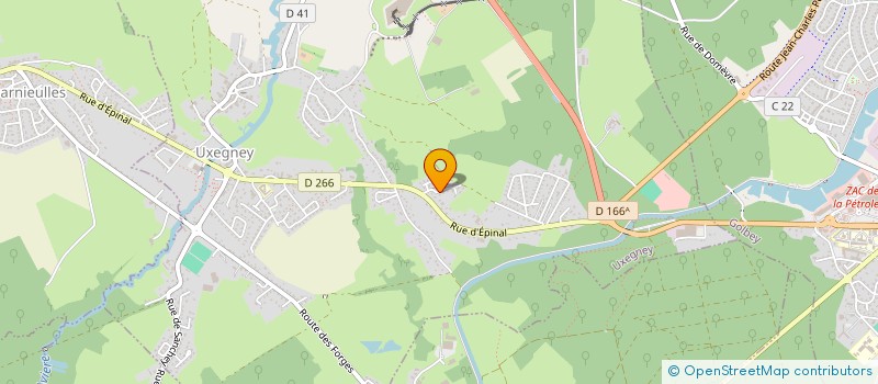 localisation de l'entreprise SCI ATEM  UXEGNEY