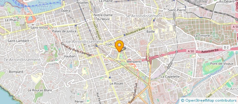 localisation de l'entreprise SCI ATENA à MARSEILLE