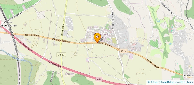 localisation de l'entreprise SCI ATENA  EGUILLES