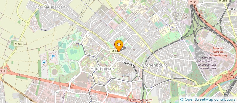 localisation de l'entreprise SCI ATF à STRASBOURG