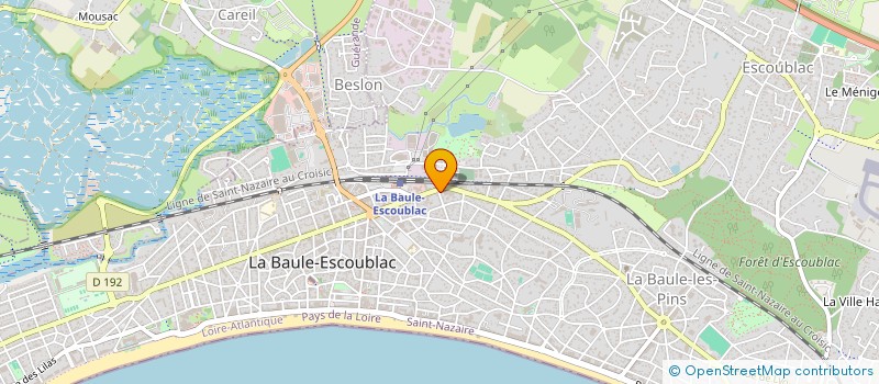 localisation de l'entreprise SCI ATFL  LA BAULE-ESCOUBLAC