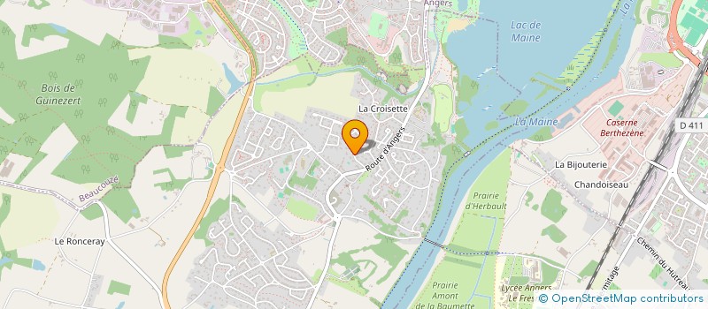 localisation de l'entreprise SCI ATHANOR  BOUCHEMAINE