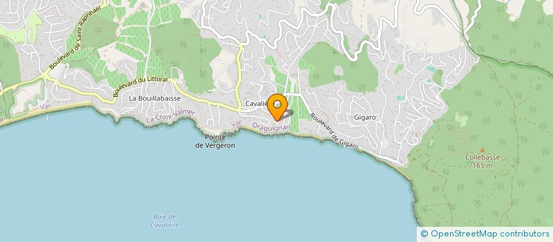 localisation de l'entreprise SCI ATHANOR  LA CROIX-VALMER