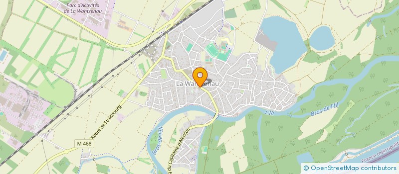 localisation de l'entreprise SCI ATHEA  LA WANTZENAU