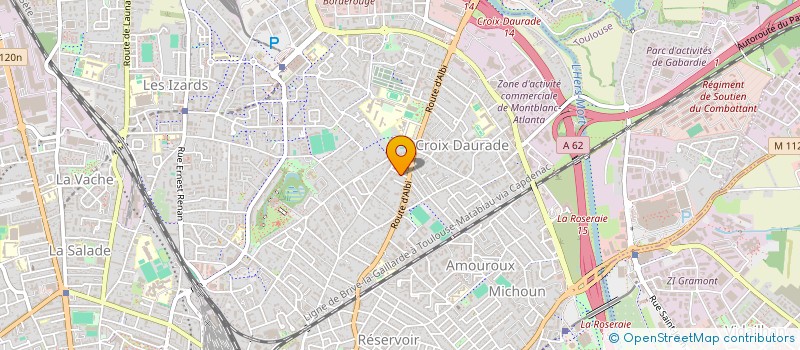 localisation de l'entreprise SCI ATHENA à TOULOUSE