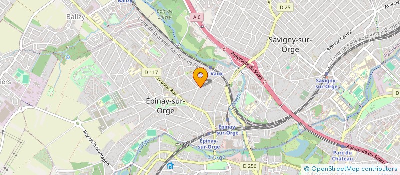 localisation de l'entreprise SCI ATHENA  EPINAY-SUR-ORGE