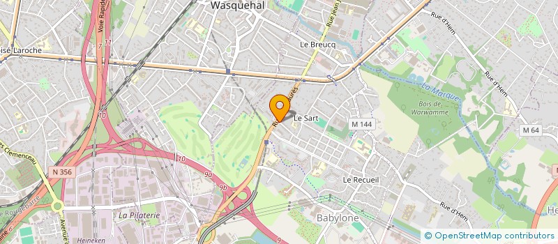 localisation de l'entreprise SCI ATHENA à VILLENEUVE-D'ASCQ