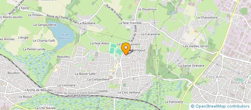 localisation de l'entreprise SCI ATHENA à COUERON