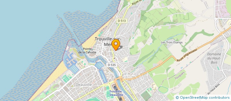 localisation de l'entreprise SCI ATHENA à TROUVILLE-SUR-MER