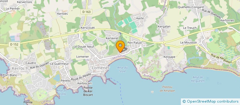 localisation de l'entreprise SCI ATHENA à PLOEMEUR