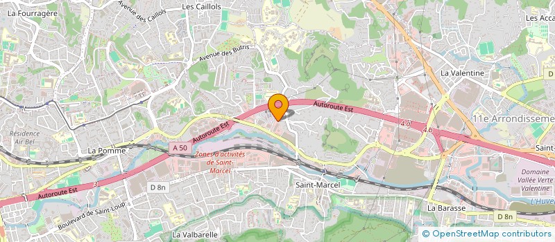 localisation de l'entreprise SCI ATHENA à MARSEILLE
