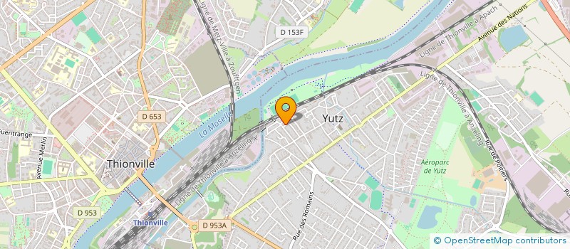 localisation de l'entreprise SCI ATHENA  YUTZ