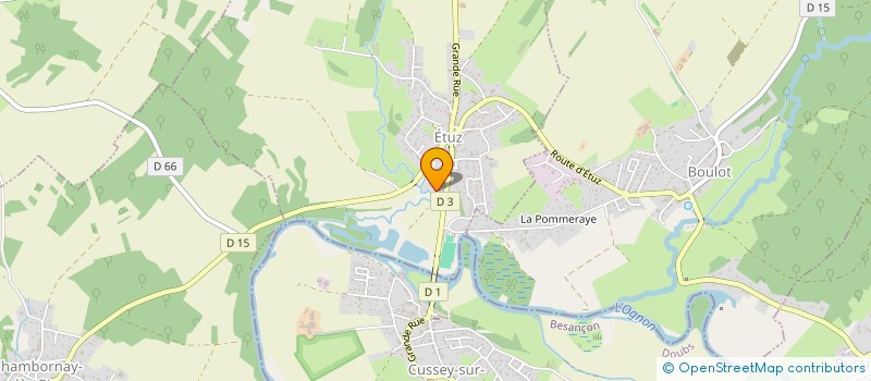 localisation de l'entreprise SCI ATHENA  ROCHE-LEZ-BEAUPRE