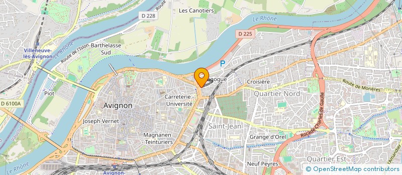 localisation de l'entreprise SCI ATHENA  AVIGNON