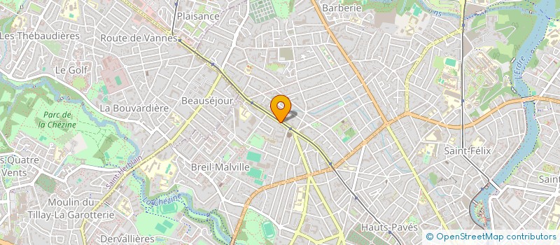 localisation de l'entreprise SCI ATHENA IMMOBILIER à NANTES