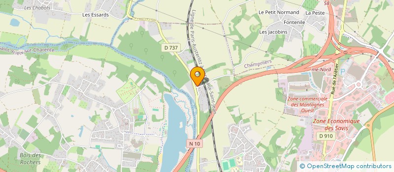 localisation de l'entreprise SCI ATHENA INNOVATIONS  GOND-PONTOUVRE