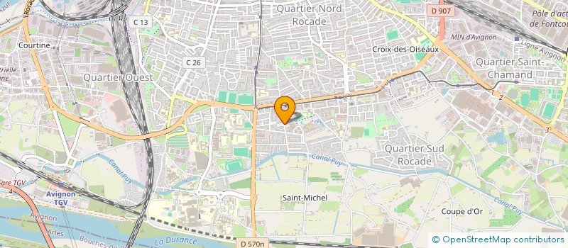 localisation de l'entreprise SCI ATHENAIS 84  AVIGNON