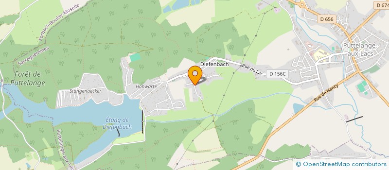 localisation de l'entreprise SCI ATHENAIS  PUTTELANGE-AUX-LACS