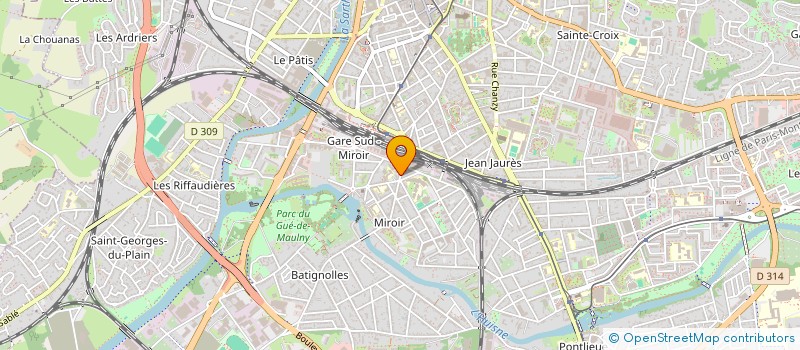 localisation de l'entreprise SCI ATHENE NOCTUA  LE MANS