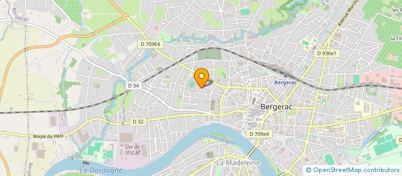 localisation de l'entreprise SCI ATHENES 24 à BERGERAC